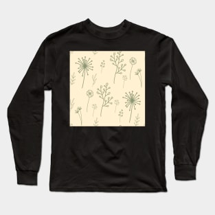 Spring Floral Pattern Long Sleeve T-Shirt